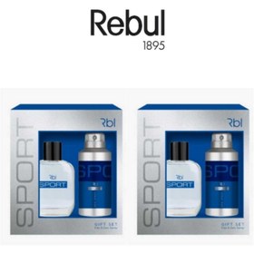 Resim Rebul Rbl Sport Edt 50 ml Deodorant Sprey 150 ml Erkek Parfüm Seti, 2 Adet 