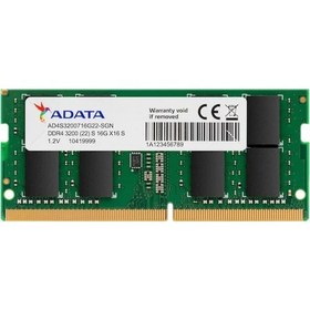 Resim 32 GB DDR4 3200 MHz ADATA SODIMM (AD4S320032G22-SGN) OEM