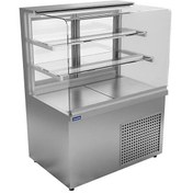 Resim Öztiryakiler Düz Camlı Soğuk Teşhir Dolabı240 LT100x70x135 CMETD -12c10 Model 