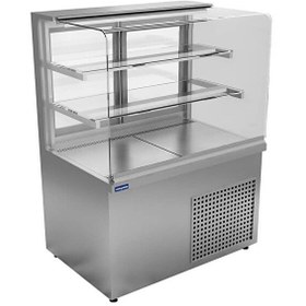 Resim Öztiryakiler Düz Camlı Soğuk Teşhir Dolabı240 LT100x70x135 CMETD -12c10 Model 