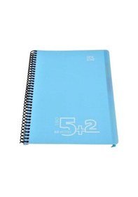 Resim Gıpta Bx Notes Defter Spiralli Plastik Kapak A4 180 Yaprak 5+2 Seperatörlü 