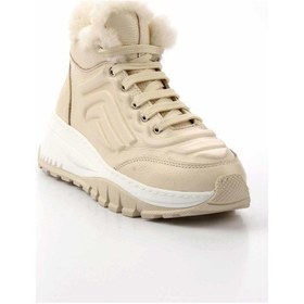 Resim Bej Hakiki Deri Kadın Bot & Bootie K02410060103 Bej 