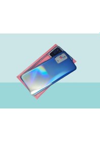 Resim Oppo A55 Uyumlu Full Kasa Arka Kapak Batarya Kapağı - Mavi Çok Renkli 
