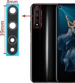 Resim Huawei NOVA 5T Arka Kamera Camı Lens Yapışkanlı 