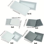 Resim DIY Yapı Blokları Işık Paneli 6x6 8x8 8x16 Karo Yapı Bloğu Düz Panel 4*4 6*6 8*8 8 8*16 Pürüzsüz Panel Yaratıcı Yapı Bloğu Aksesuarları Oyuncak 