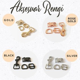 Resim Dog Collar Named Brown Collar 882727 - 4pcs set / L 
