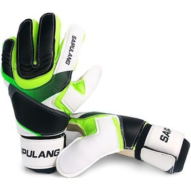 Resim Neevoyu Çocuk Ve Yetişkinler İçin Profesyonel Kaleci Eldivenleri - 7/8/9 Numara - Mavi/yeşil/kırmızı Yeşil 