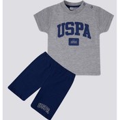 Resim U.S. Polo Assn. Gri Erkek Bebek Takım Gri 