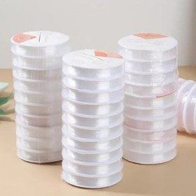 Resim Şeffaf Takı misinası [10'lu paket] (0.6mm, 0.8mm ve 1mm kalınlık) - 0.6mm Kalınlık 