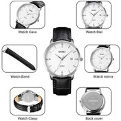 Resim Yingfu Skmeı 1801 Erkek Klasik Altın Çelik Kemerli Saat, Casual Takımlar İçin Mükemmel Seçim Altın 