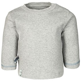 Resim Organicera Organik Uzun Kollu Tshirt,Grey Melange ((435405941) 