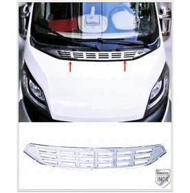 Resim Citroen Jumper Krom Kaput Havalandırma Çerçeve 2014 Üzeri P.Çelik 
