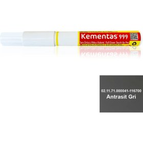 Resim Kementaş Tam Örtücü Rötuş Kalemleri 02.11.71.000041-116700 Antrasit Gri Rötuş Kalemi 