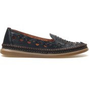 Resim Kadın Hakiki Deri Ortopedik Taban Günlük Ayakkabı 25y D25ya-345 Z Siyah Siyah 