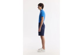 Resim AVVA Erkek Lacivert Klasik Bel Pamuklu Bi-Stretch Relaxed Fit Şort A51Y3727 