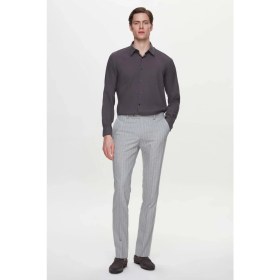 Resim Twn Slim Fit Antrasit Düz Gömlek 5EF02AD10288M 
