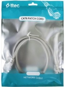 Resim Ttec 0.2metre Cat6 Utp Kbl-ptch-20cmg Gri Patch Kablo 