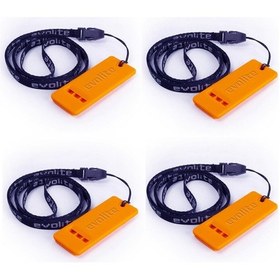 Resim Evolite Rescue Deprem Düdüğü 4 Adet - Turuncu 126 Desibel 