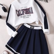 Resim İki Parça Sonbahar Tatlı Kolej Stili Uzun Kollu Sweatshirt ve Pileli Etek Takımı, Okula Dönüş Sezonu İçin Mükemmel, Rahat Kıyafet|Preppy Stil|Esnek Olmayan Kumaş, Açık Hava İçin, Kız Okul Uniform Etek, Kız Okul Uniform, Kız Okul Uniform, Kız Uniform, Kız İçin Kıyafet, Kız İçin Kıyafet Seti, Kız İçin Etek, Kız Kıyafetleri Yaş, Okul Kıyafetleri İçin, 'Kıyafetler, Okul Uniform Kız İçin 