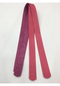 Resim Karantuhafiye Dikmeli Spor Sap / Çanta Sapı / Deri Dikmeli Sap 70 Cm Fuşya Fuşya 