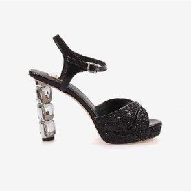 Resim Mocassini Kadın Gece & Abiye Ayakkabı 38052-v1 Siyah 