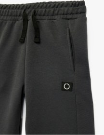 Resim Koton Pamuklu Cep Detaylı Beli Bağcıklı Eşofman Altı Gri 6skb40101tk Gri 