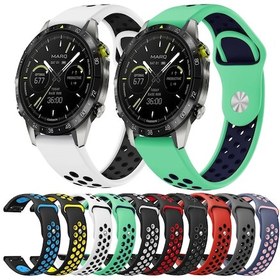 Resim Sones Garmin Fenix 7 Safir Güneş 22mm Spor Nefes Alabilen Silikon Watch Kordon 