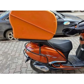 Resim Tvs Jüpiter 125 Kızaklı Kurye Paket Çanta Demiri Özel Üretim 