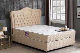 Resim CAMELLİ NEW BAZA BAŞLIK VE YATAK SETİ, BEJ, 140X190 