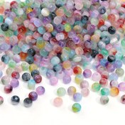 Resim 150 Adet BEADIA Kedi Gözü Cam Boncuk - İki Tonlu Pastel ve Canlı Renkler (Pembe, Mor, Mavi, Yeşil, Turkuaz, Turuncu, Kırmızı, Siyah, Şeffaf) - Düz Delikli Yuvarlak Boncuklar Takı Yapımı, Bilezik, Kolye, Anahtarlık İçin - Parlak Yüzeyli Piercing için İdeal - Yeni Başlayanlar ve Profesyoneller için Uygun - Doğum Günü, Düğün, Yıldönümü Hediyesi, Spacer Boncuklar, Nakış Aksesuarları, Pürüzsüz Yüzey, Hediye Yapım 