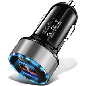 Resim Sw Future 12V-24V Çift USB Araç Hızlı Şarj Cihazı - Gümüş (Yurt Dışından) 