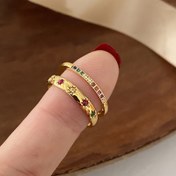 Resim 2 adet, Şık ve Boho Tarzı, Renkli Yıldız ve Ay Şekilli Tasarım Yüzük, Günlük Kullanım İçin Moda Zarif Aksesuar, Bayanlar İçin Fikir Hediye, Anneler Günü Hediyesi 
