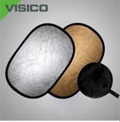 Resim Visico Rd-020 Lite Disk Reflektör 92x122cm - Altın Gümüş 