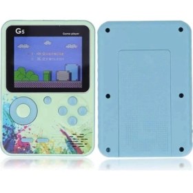 Resim İlk El Grup 3 Inç Ekran 500 Oyunlu Game Box Mini Taşınabilir Oyun Konsolu 