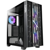 Resim VENTO Vg4252l Fsp 750w Gen5 4x120mm Argb Fan Temperli Cam Usb 3.0 E-atx Gaming (OYUNCU) Kasa 