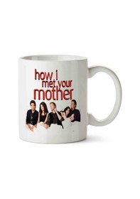 Resim How I Met Your Mother Yellow Umbrella Porselen Kupa Bardak Beyaz 