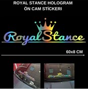 Resim CybillStore Royal Stance Hologram Uzun Cam Sticker 60x8 