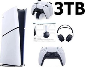 Resim Playstation 5 Slim Dijital Edition 3TB+Şarj İstasyonu+3D PLUS KULAKLIK 