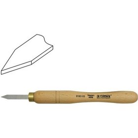 Resim Narex 818303 Hss Mini Ahşap Torna Bıçağı Ayırma Ağız 8X50 Mm 