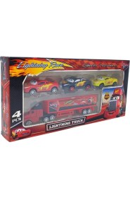 Resim Toysan Racer Metal Oyuncak Tır ve Arabalar Seti Spr-50 