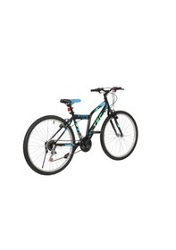 Resim Bisiklet Strong 24" Jant 21 Vites Erkek Dağ Bisikleti Siyah - Mavi & Vitesli Bisiklet Mavi - Siyah 