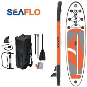 Resim Seaflo Waikiki 10 Sup Paddle Board Kürek Sörfü Set Turuncu 