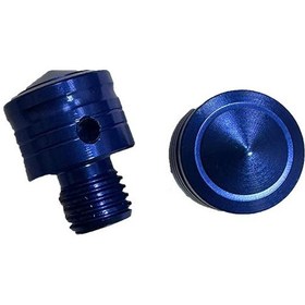 Resim Universal 10 Mm Mavi Vida Tapası - Ayna Delik Tıkacı - Ayna Vidası Siyah 