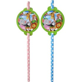 Resim Pipet Safari Karton Pipetli 6 Adet 