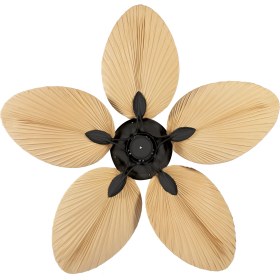 Resim Lora Aydınlatmasız Tavan Vantilatörü Siyah 