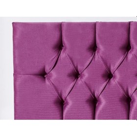Resim Nironyatak Niron Purple Tek Kişilik Yatak Başlığı - 120 Cm Mor Kumaş Başlık 