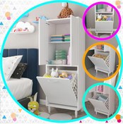 Resim Alkurhome Modilayn Loretta New 50X140 Cm Oyuncak Dolabı, Düzenleyici Çamaş 