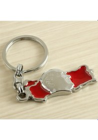 Resim Ilkeshop Kemal Atatürk Metal Anahtarlık-gümüş Rengi Çok Renkli 