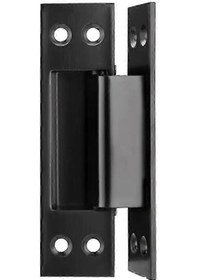 Resim 4 İnç Gizli Menteşeli Siyah Paslanmaz Çelik Ahşap Kapı 