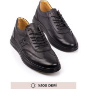 Resim Maximoda Hakiki Deri Anatomik Deri Ayakkabı 